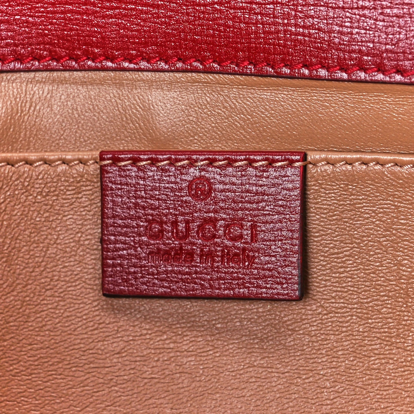 Textured Calfskin Torchon GG Broadway Envelope Clutch Romantic Cherry