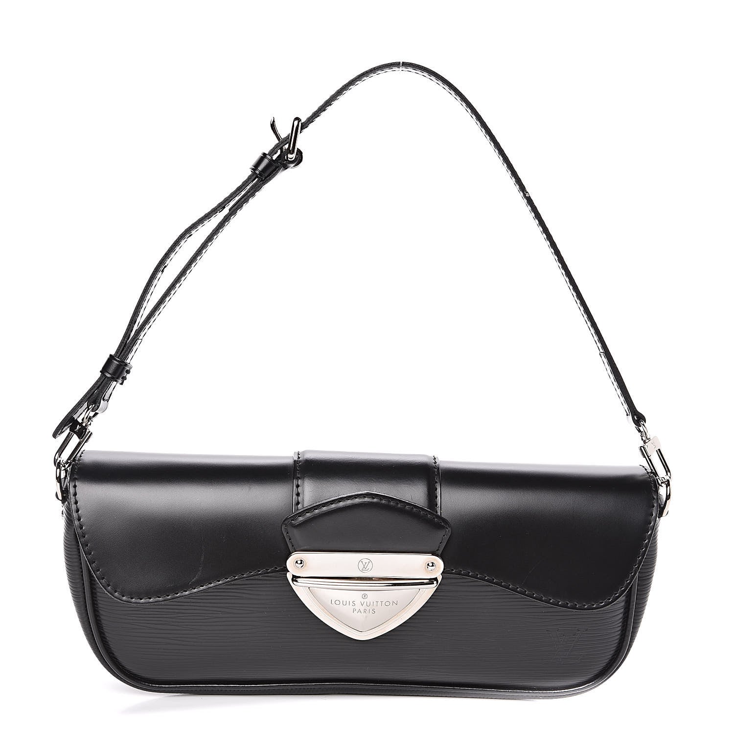 Louis Vuitton Epi Montaigne Clutch Black 1 of 10