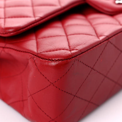 Chanel Lambskin Quilted Medium Double Flap Red 8 of 20