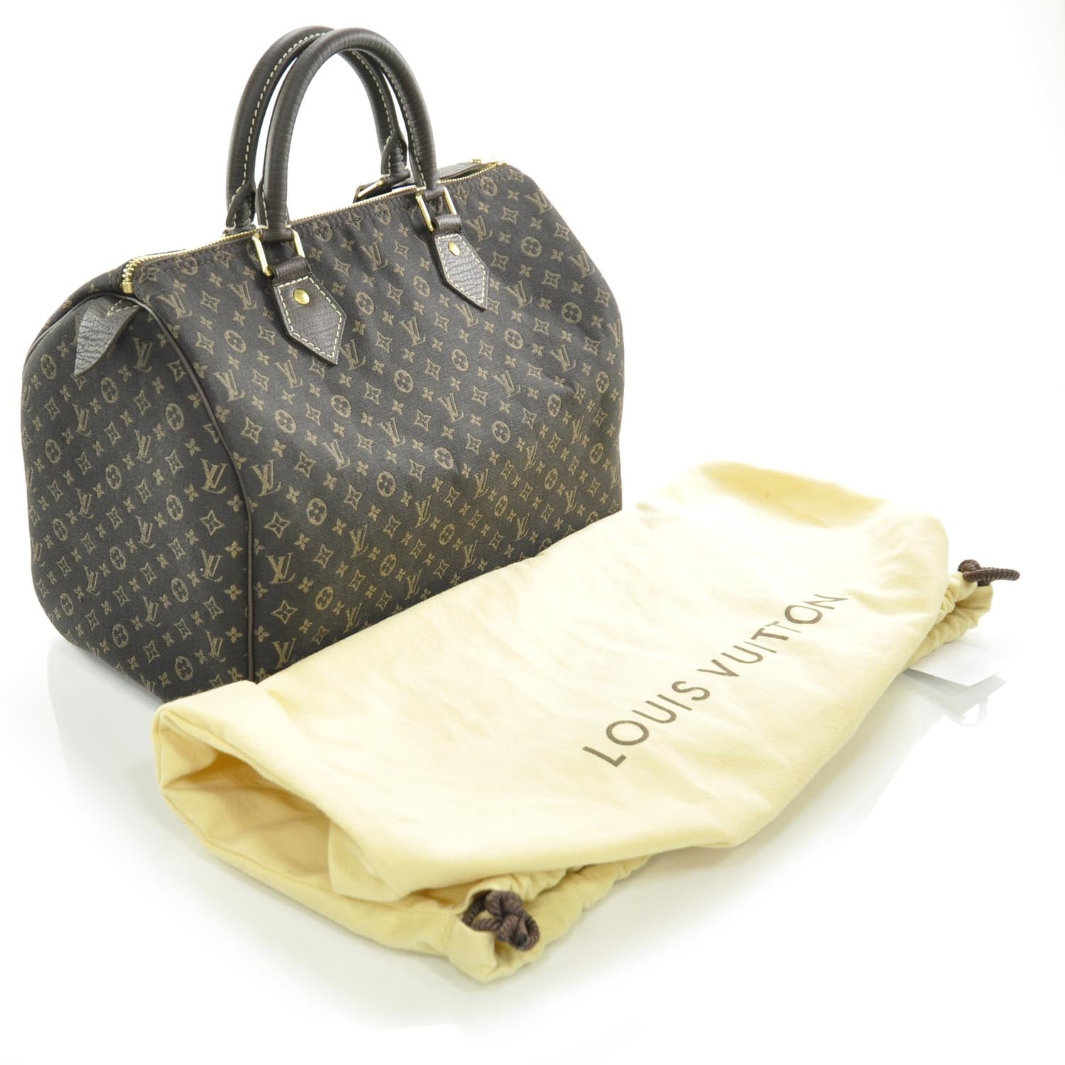 Louis Vuitton Mini Lin Speedy 30 Ebene 3 of 9