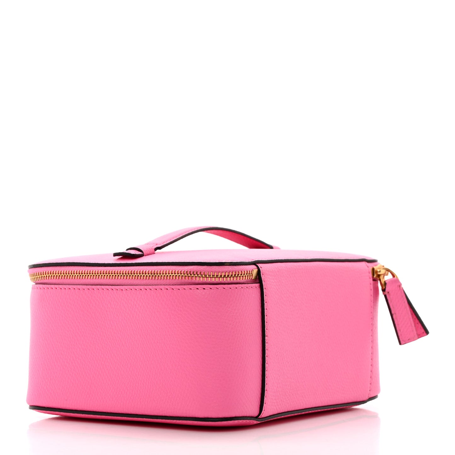 Grained Calfskin VLogo Signature Wash Bag Feminine Pink