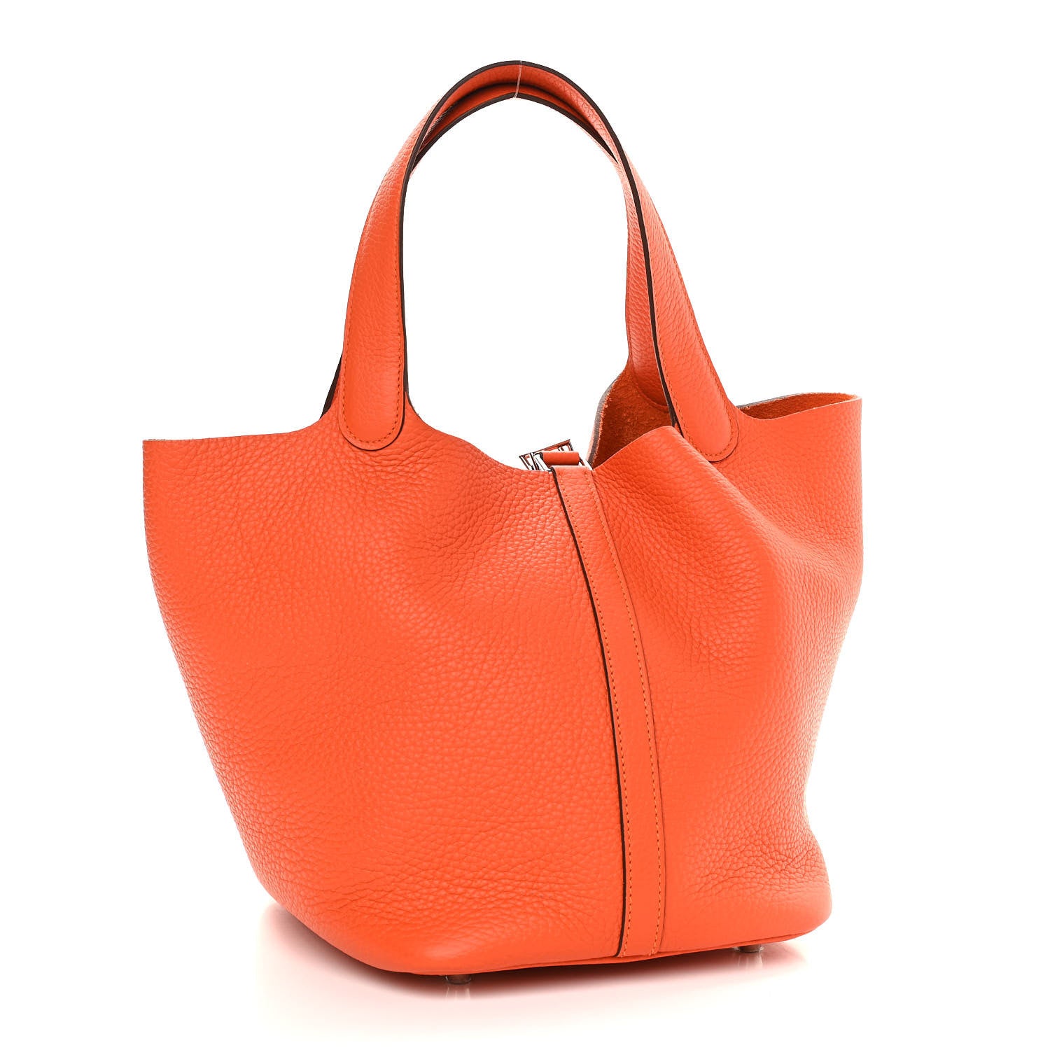 Hermes Taurillon Clemence Picotin Lock 22 MM Feu 3 of 13