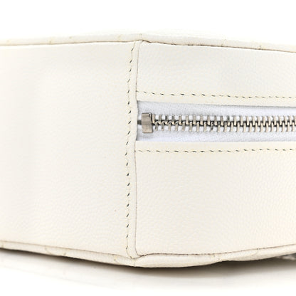 Chanel Caviar Quilted Camera Bag White 8 of 10