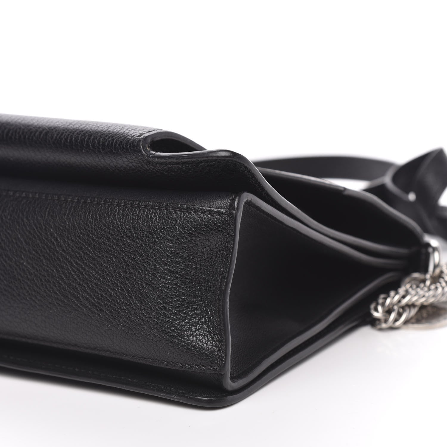 Givenchy Sugar Goatskin Medium GV3 Shoulder Bag Black 9 of 10