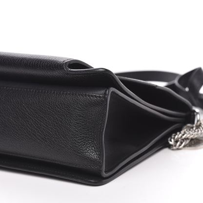 Givenchy Sugar Goatskin Medium GV3 Shoulder Bag Black 9 of 10