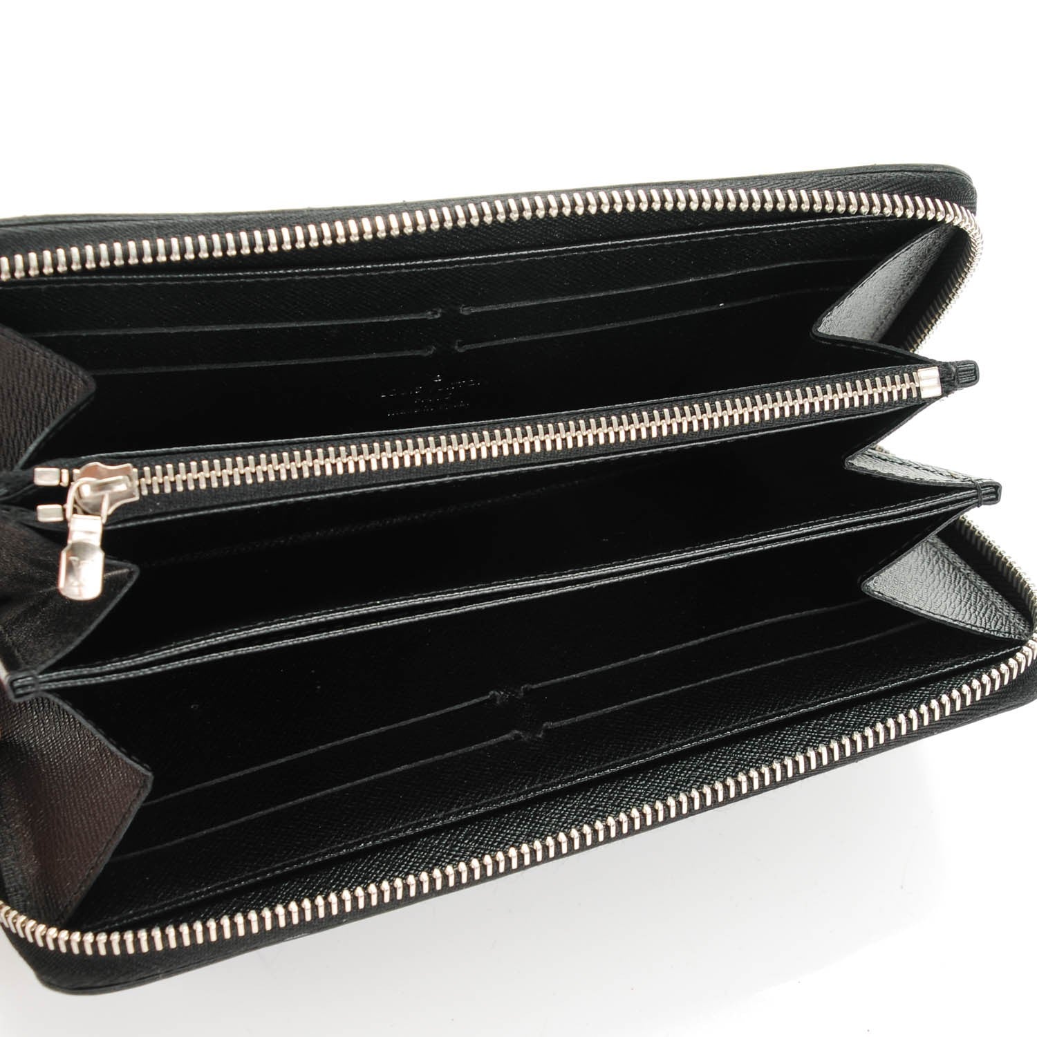 Louis Vuitton Epi Zippy Wallet Black 5 of 6