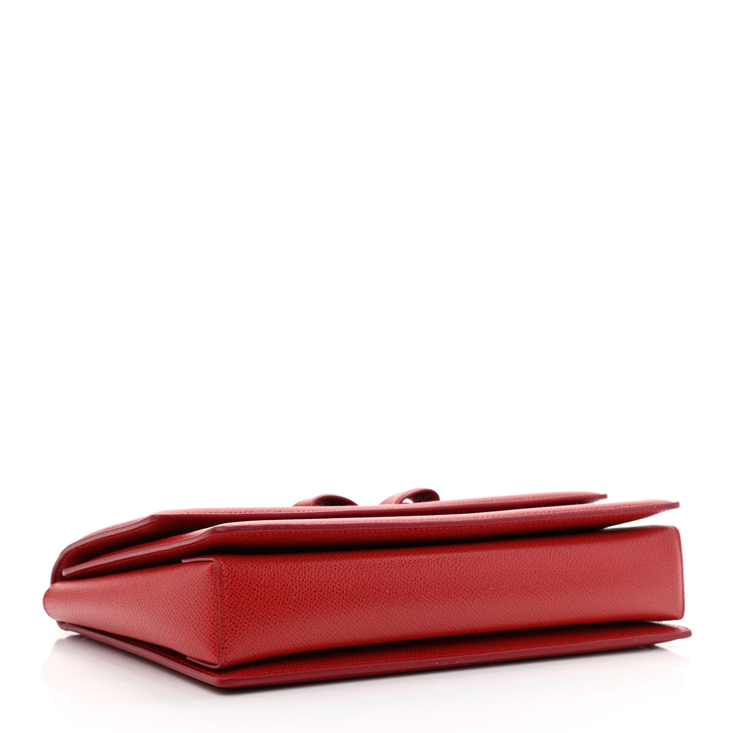 Salvatore Ferragamo Printed Calfskin Ginny Shoulder Bag Red 3 of 10
