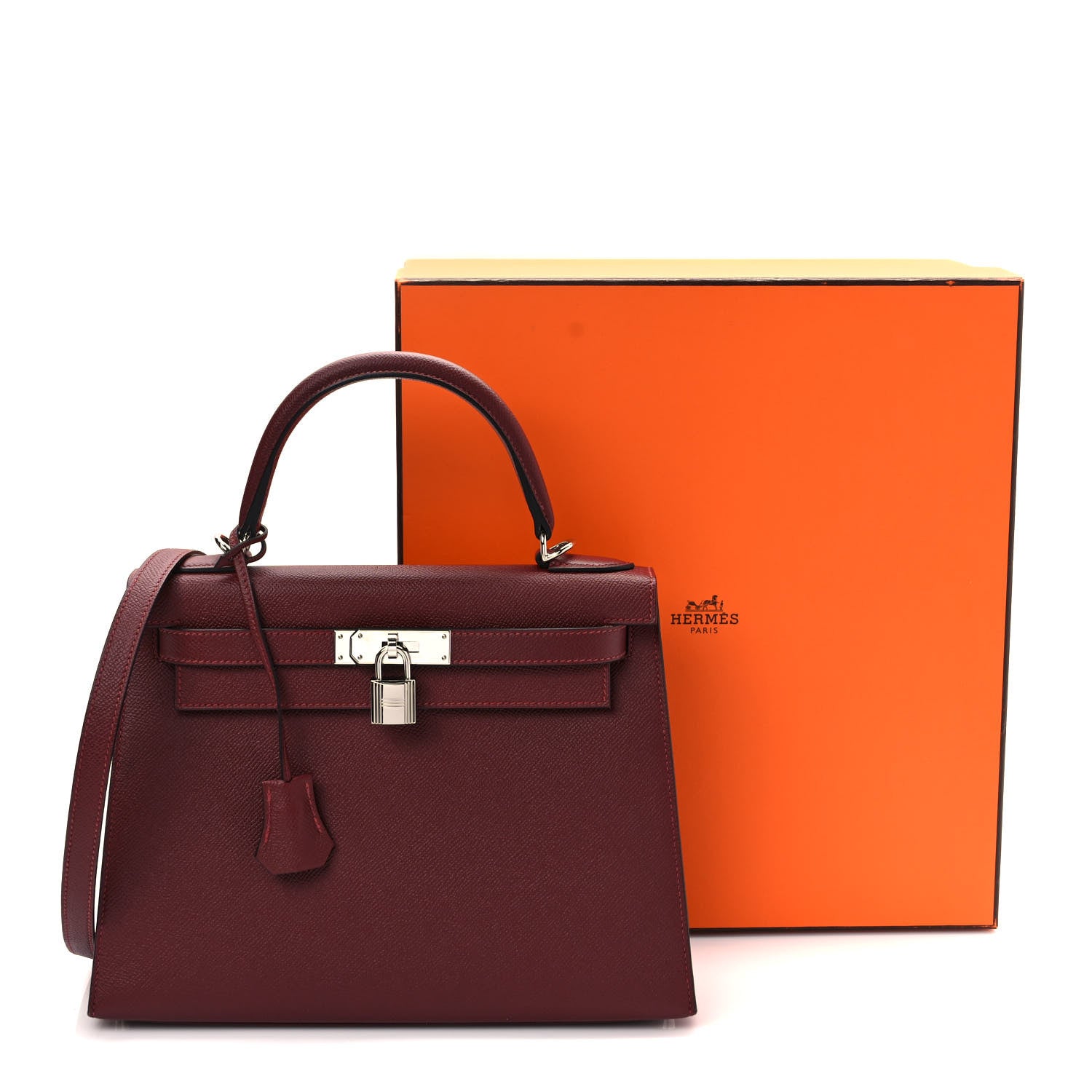 Hermes Epsom Kelly Sellier 28 Rouge H 10 of 10