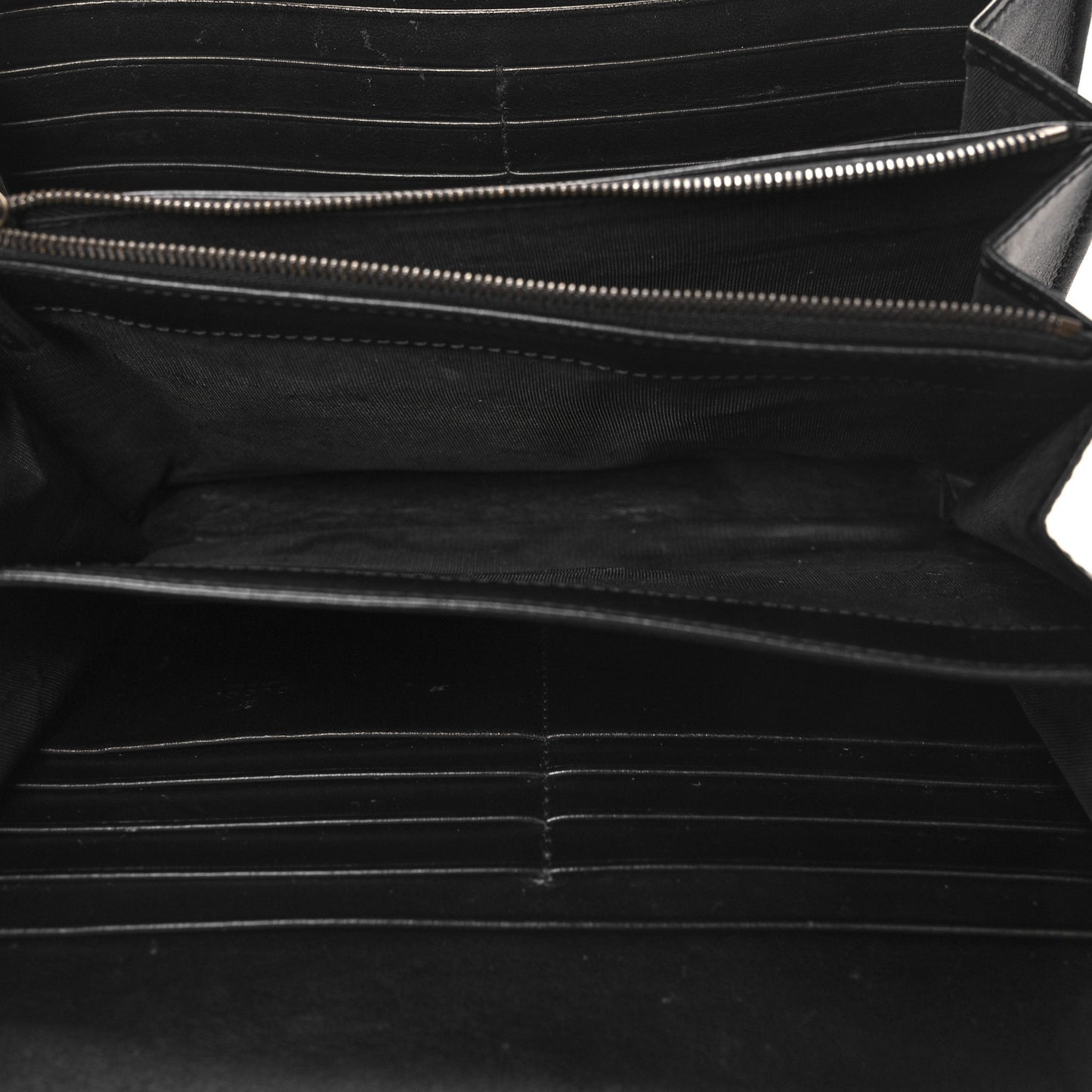Calfskin Matelasse GG Marmont Chain Wallet Black