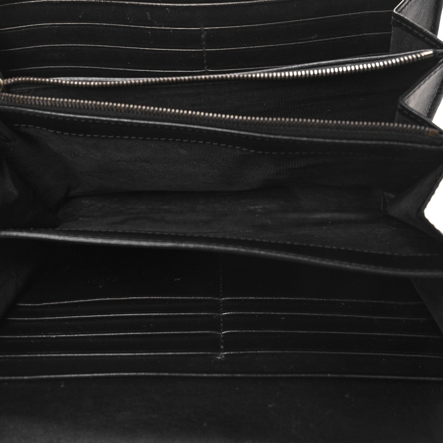 Gucci Calfskin Matelasse GG Marmont Chain Wallet Black 5 of 12