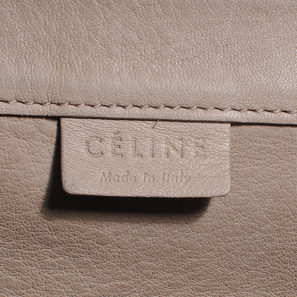 Celine Leather Large Horizontal Cabas Phantom Taupe 6 of 7