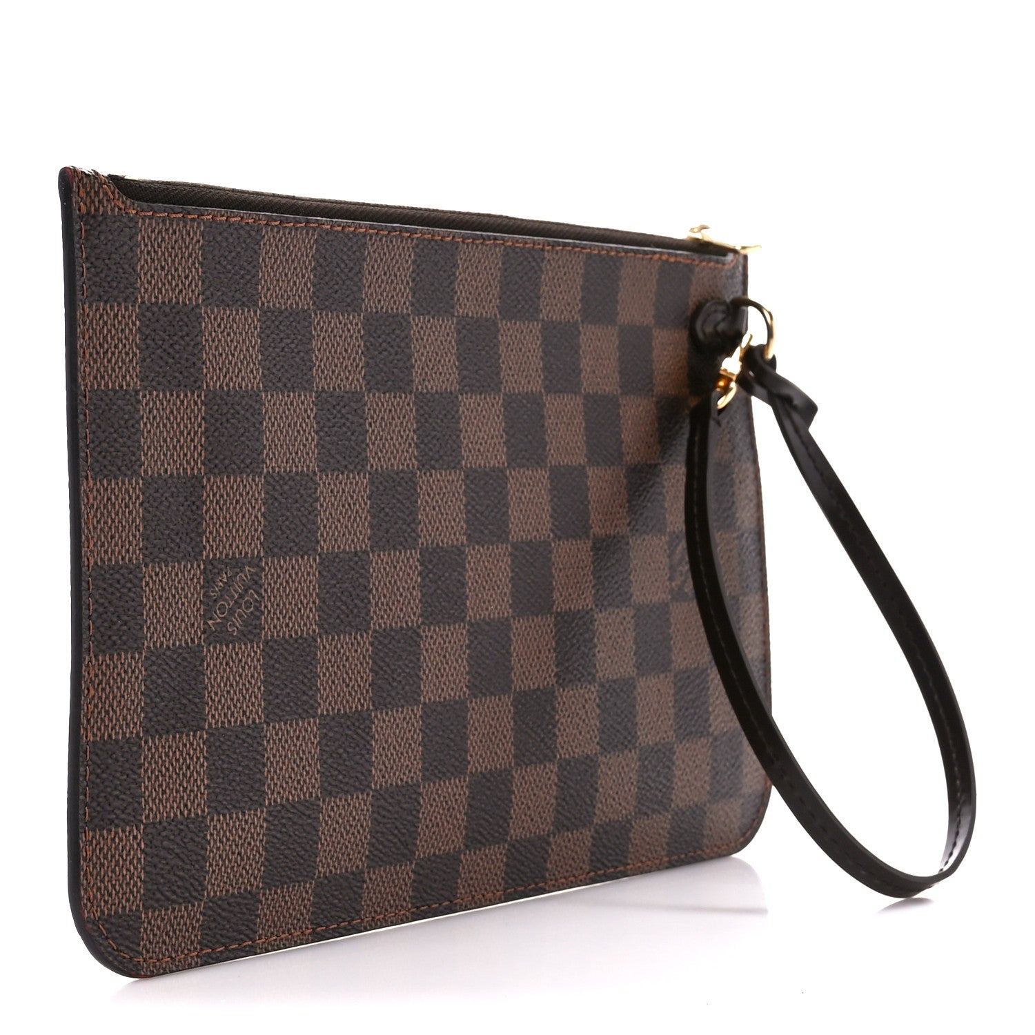 Louis Vuitton Damier Ebene Neverfull MM GM Pochette 3 of 10