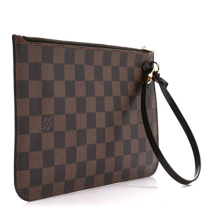 Louis Vuitton Damier Ebene Neverfull MM GM Pochette 3 of 10
