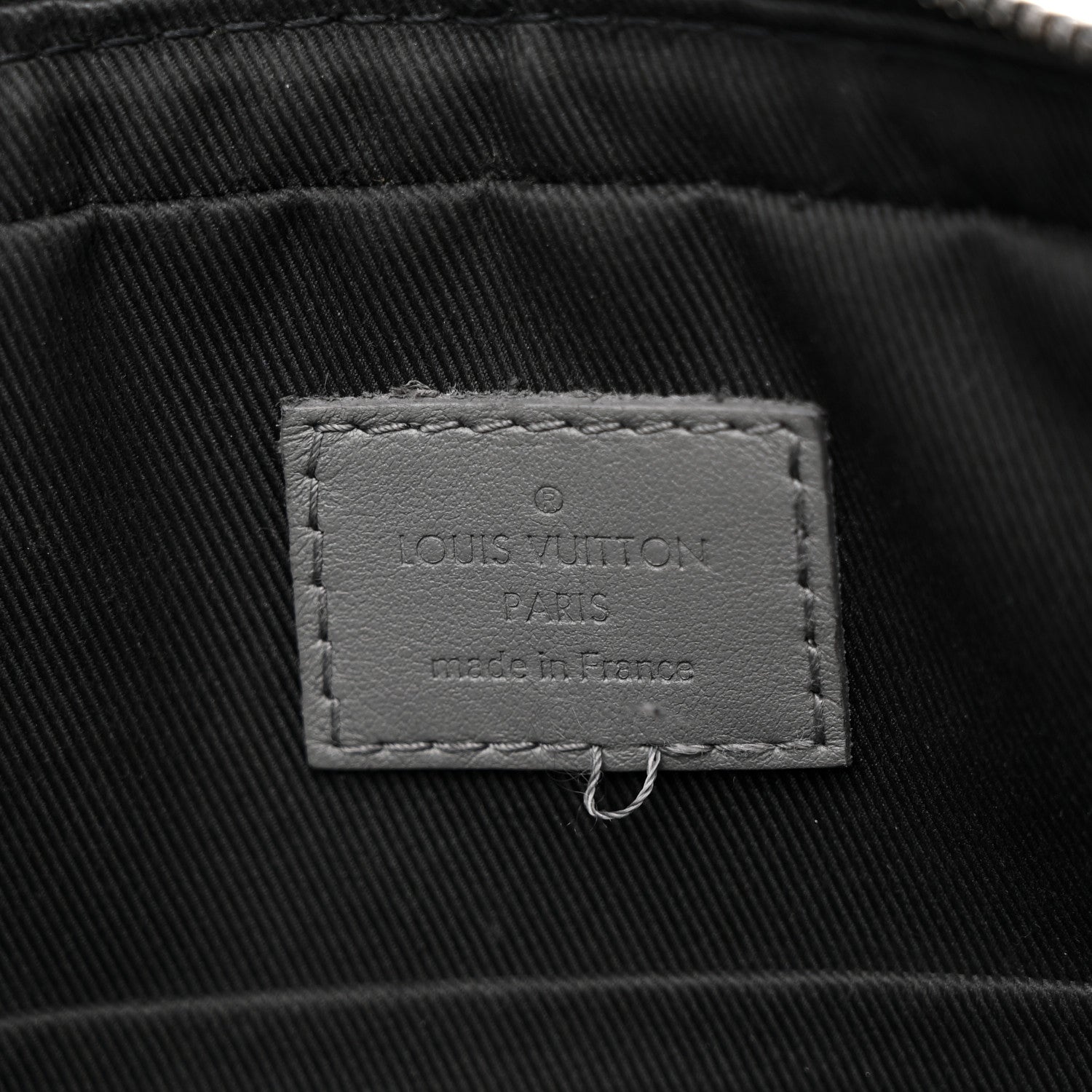 Louis Vuitton Calfskin Monogram Shadow Duo Messenger Anthracite Gray 6 of 11