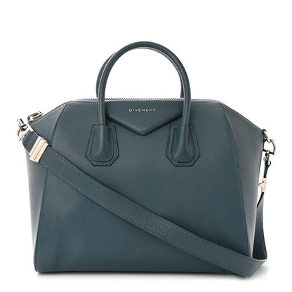 Givenchy Sugar Goatskin Medium Antigona Mineral Blue 1 of 15