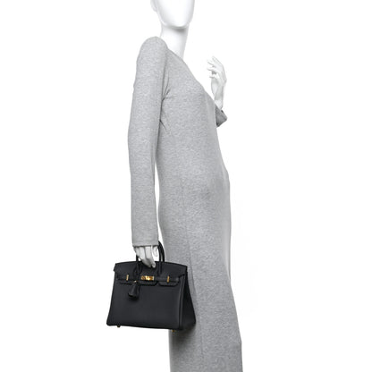 Hermes Togo Birkin 25 Plomb 2 of 11