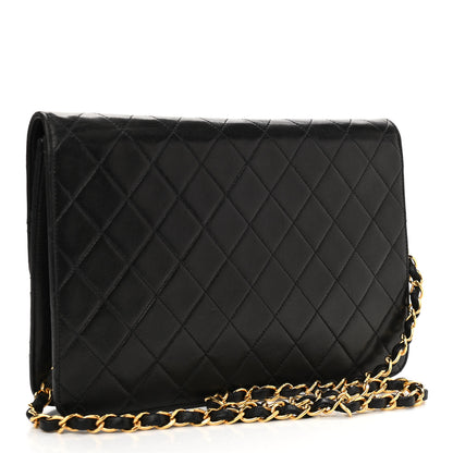Chanel Lambskin Quilted Medium Single Flap Black 3 of 13
