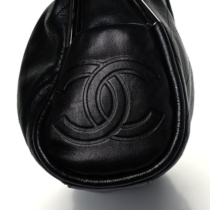 Chanel Lambskin Stitched Medium Ultimate Soft Tote Black 10 of 10