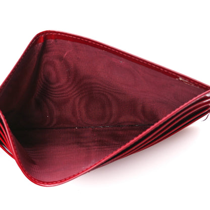 Christian Dior Patent Cannage LADY DIOR Clutch Rouge Ceris 10 of 17
