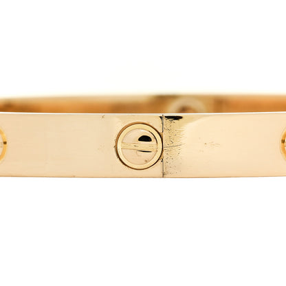 Cartier 18K Yellow Gold LOVE Bracelet 18 4 of 9
