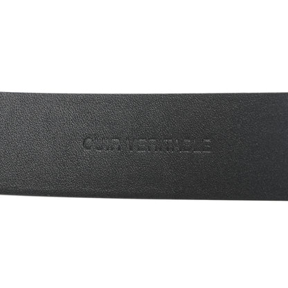 Chanel Calfskin Paris Button CC Belt 100 40 Black 5 of 8