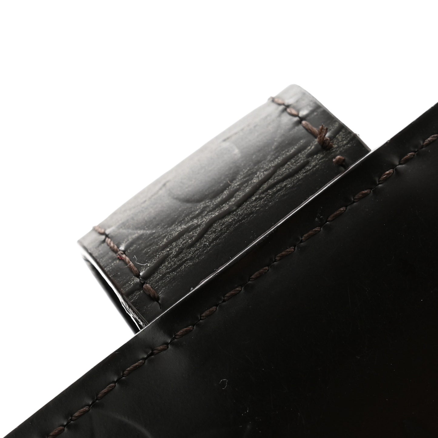 Mat Monogram Medium Ring Agenda Cover Brown