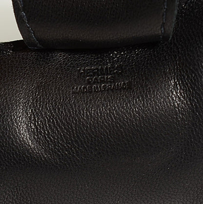 Hermes Milo Lambskin Grigri Rodeo Horse Bag Charm MM So Black 9 of 10