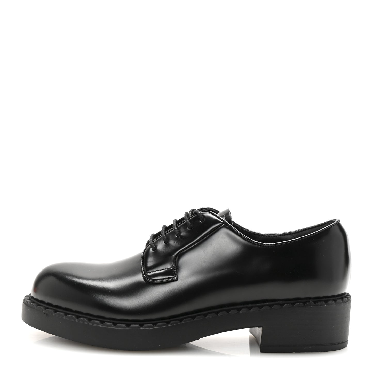 Spazzolato Lace Up 50mm Loafers 39 Black