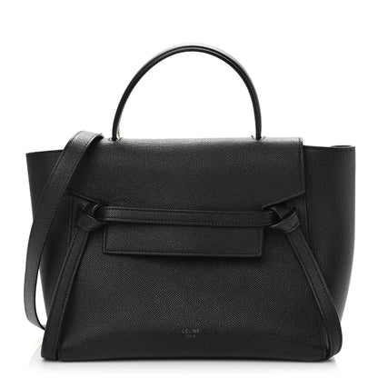 Celine Grained Calfskin Mini Belt Bag Black 1 of 12