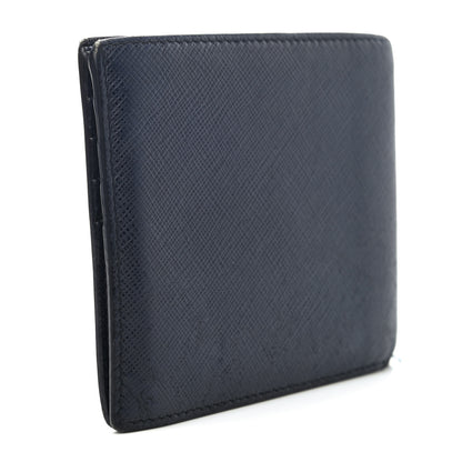 Prada Saffiano Bi-Fold Wallet Baltico 2 of 4