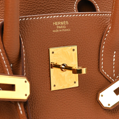 Hermes Togo Birkin 30 Gold 6 of 11