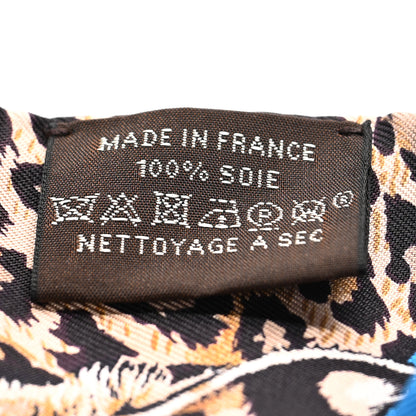 Hermes Silk Jungle Love Love Twilly Bleu Gitane Gris Bleuete 4 of 4