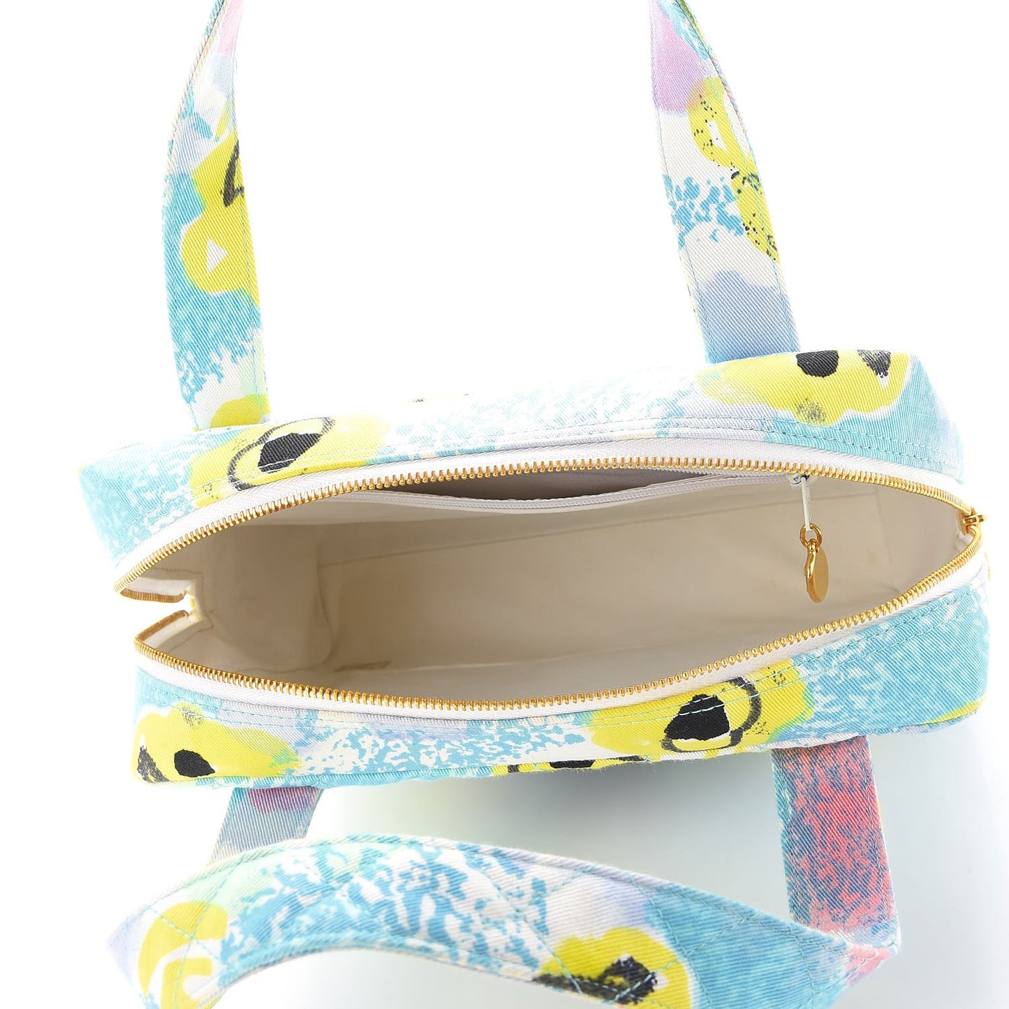 Canvas Printed Quilted CC Bowler Multicolor