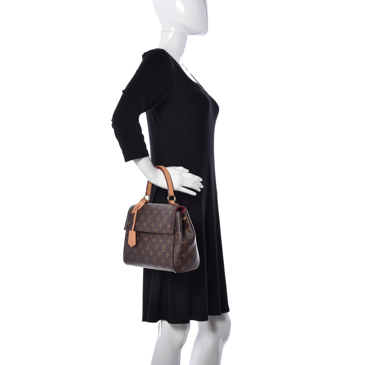 Louis Vuitton Monogram Cluny BB Bordeaux Fuchsia 2 of 15