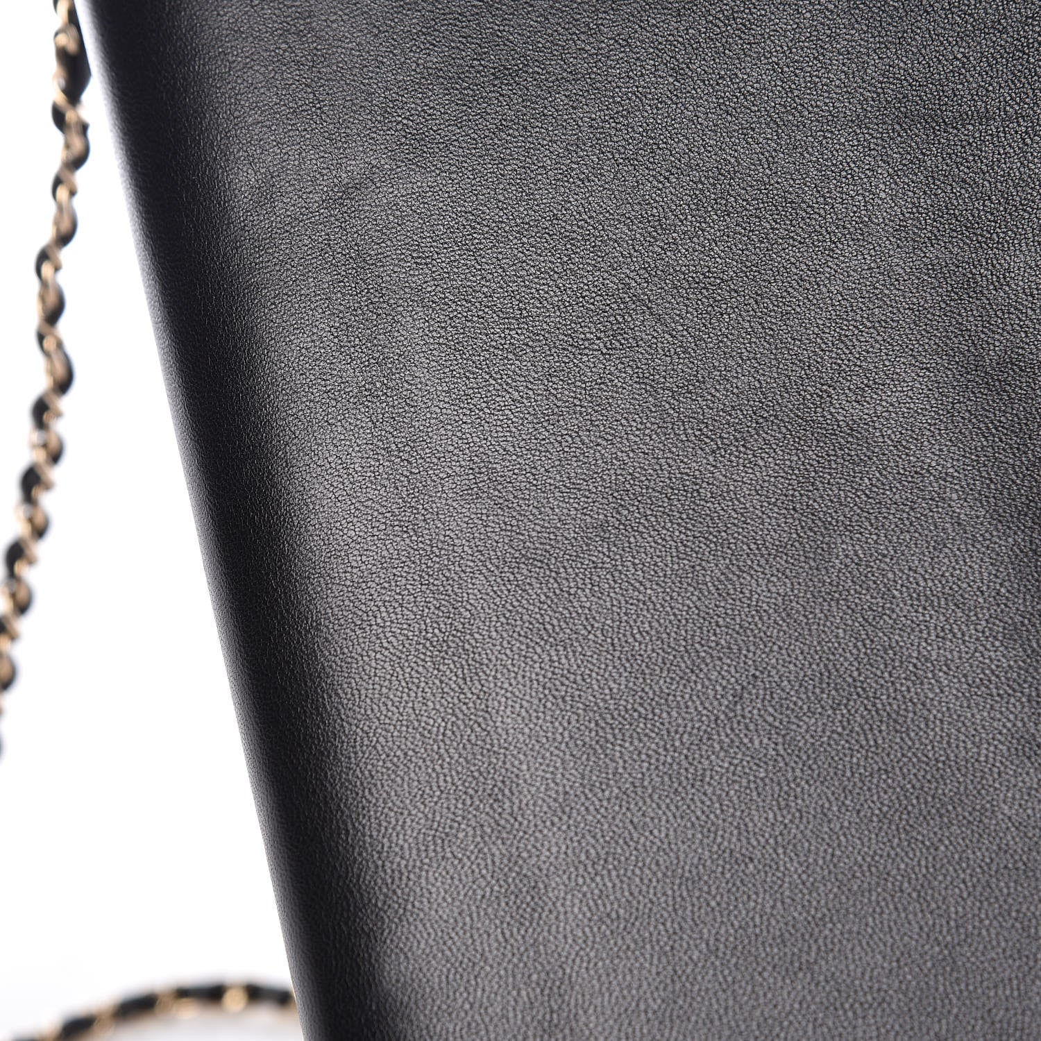 Chanel Lambskin Quilted Retro Label Clutch Black 11 of 16