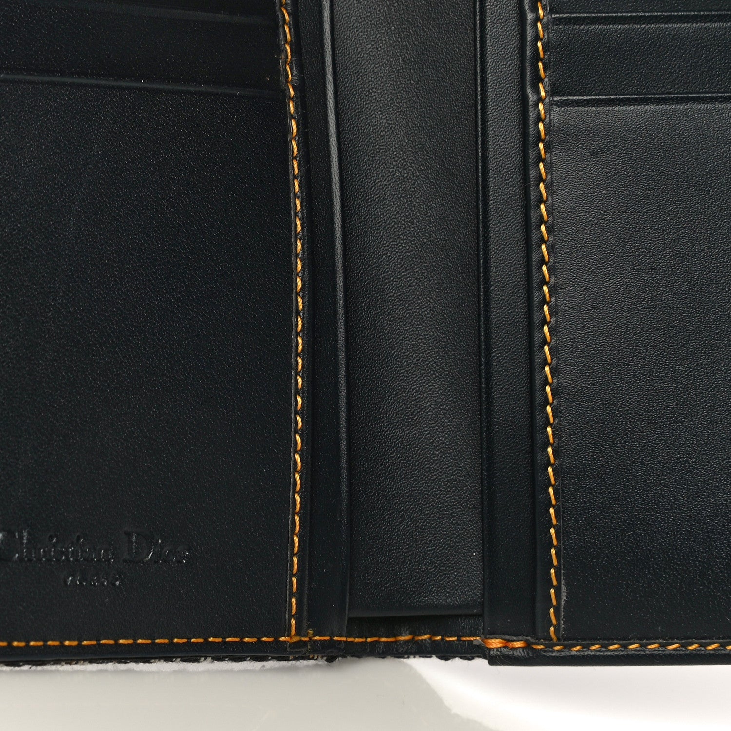 Christian Dior Monogram Saddle Wallet Navy 10 of 13
