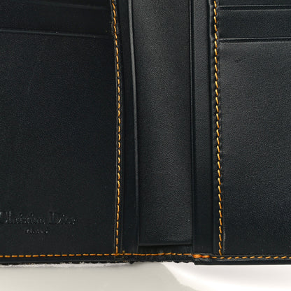 Christian Dior Monogram Saddle Wallet Navy 10 of 13