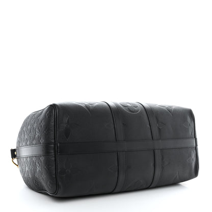 Louis Vuitton Empreinte Monogram Giant Keepall Bandouliere 45 Black 4 of 9