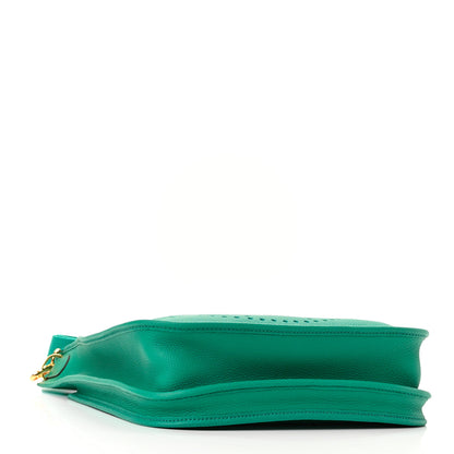 Hermes Taurillon Clemence Evelyne III PM Vert Vertigo 5 of 12