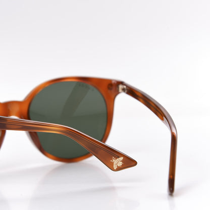 Gucci Round Frame Sunglasses GG0091S Tortoise 8 of 9