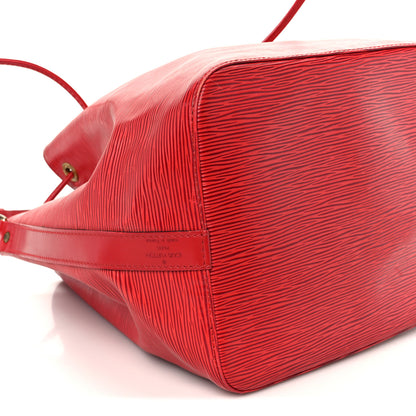 Louis Vuitton Epi Petit Noe Castillan Red 10 of 13