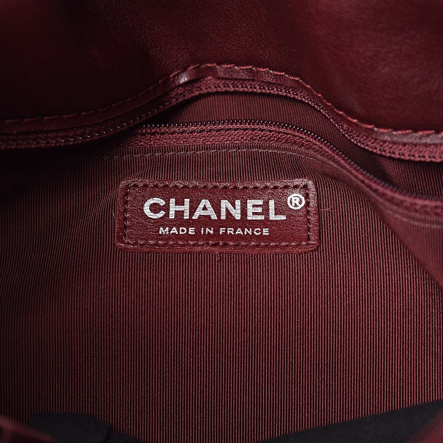 Chanel Calfskin 31 Rue Cambon Flap Shoulder Bag Burgundy 8 of 10