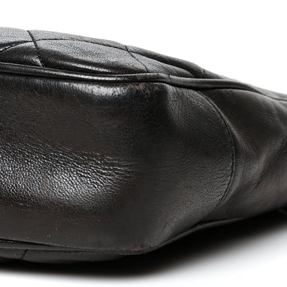 Chanel Lambskin Quilted Shopping Tote Black 10 of 11