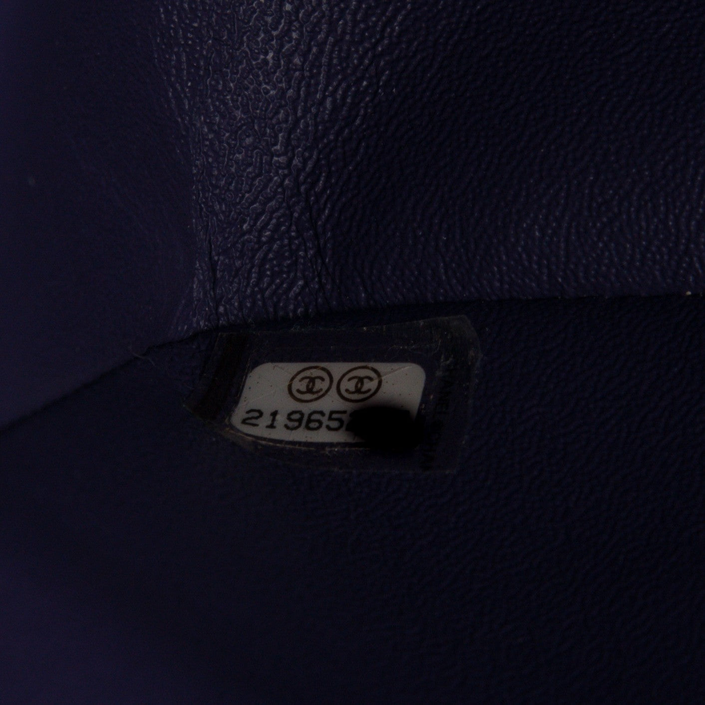 Lambskin Quilted Jumbo Double Flap Purple