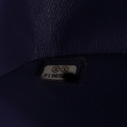 Chanel Lambskin Quilted Jumbo Double Flap Purple 7 of 7