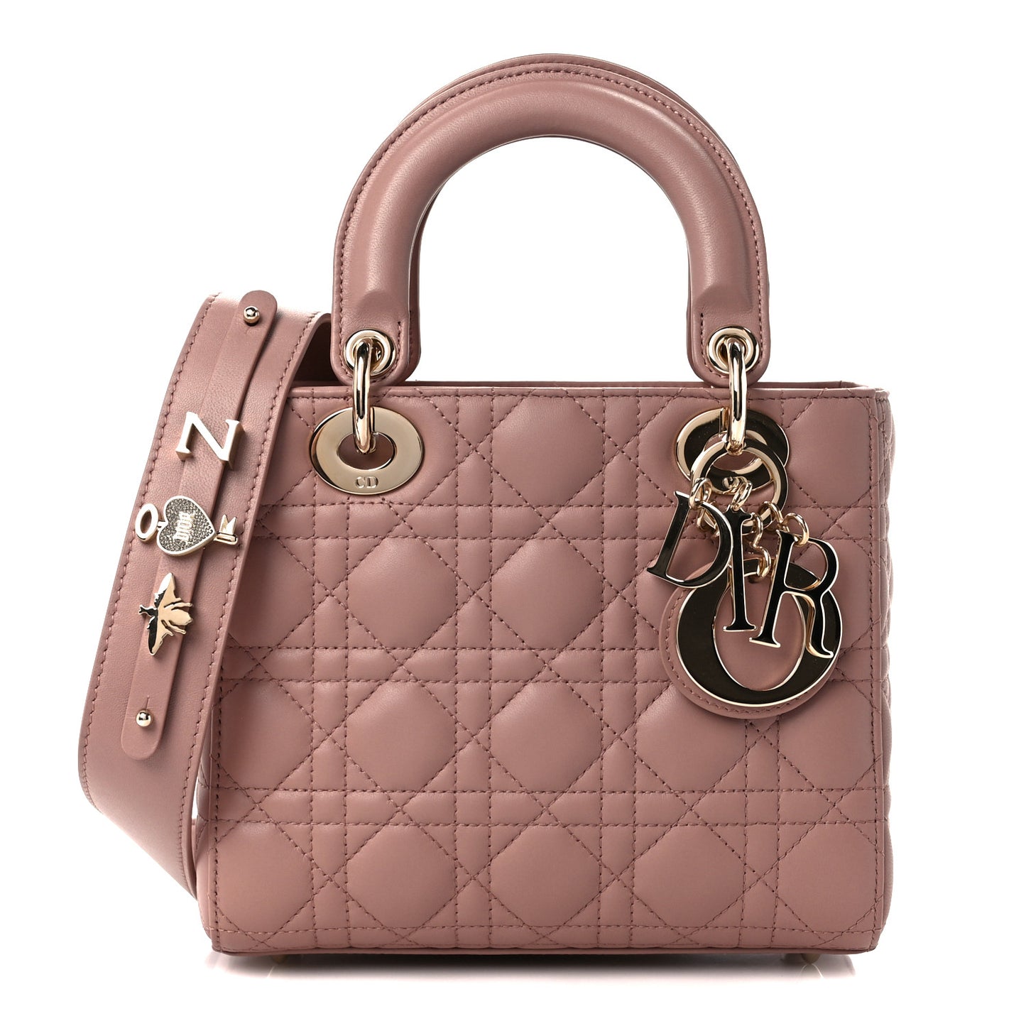 Lambskin Cannage Small My ABC Dior Lady Dior Blush