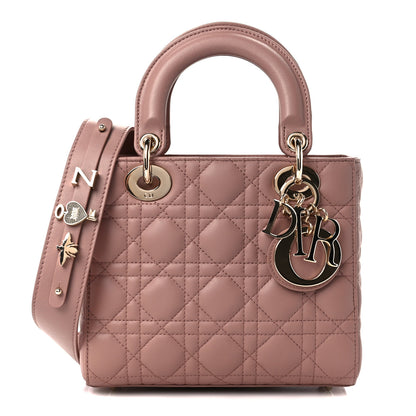 Christian Dior Lambskin Cannage Small My ABC Dior Lady Dior Blush 1 of 10