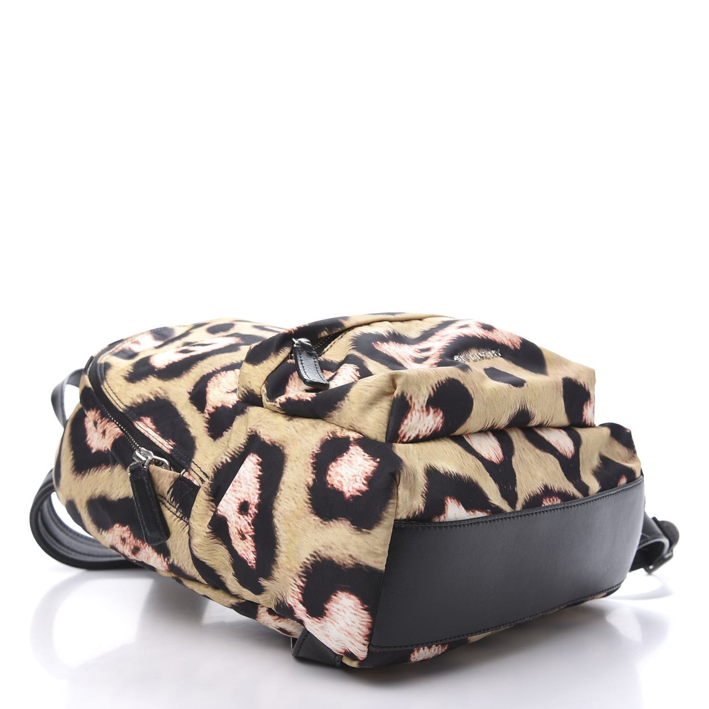 Nylon Calfskin Jaguar Print Mini Backpack
