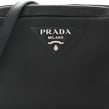 Prada Vitello Daino Soft Camera Crossbody Black 8 of 11