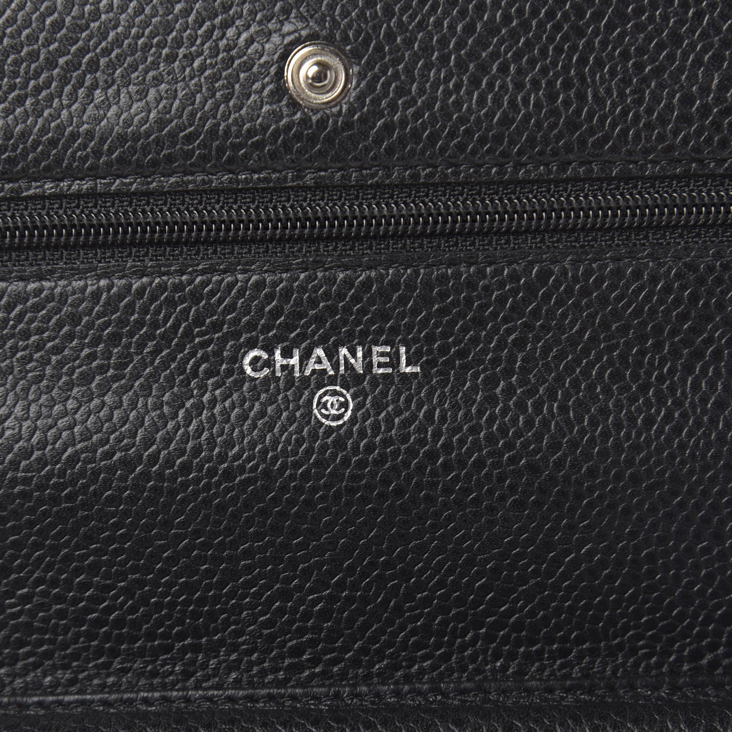 Chanel Caviar Quilted Wallet On Chain WOC Black 8 of 12